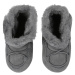 Detské členkové zimné topánky MOON BOOT CRIB SUEDE, 002 dark grey