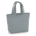 Westford Mill Mini bavlnená taška WM845 Pure Grey