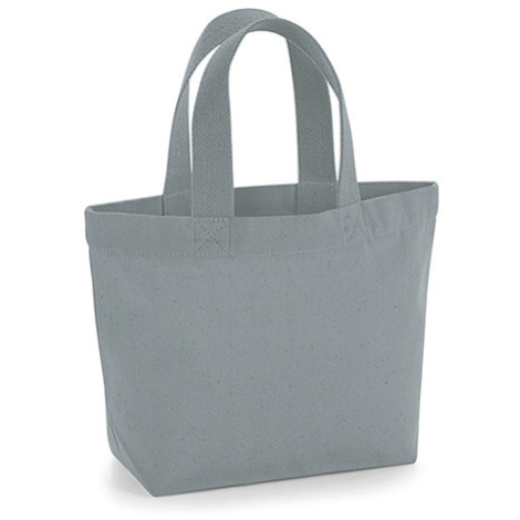 Westford Mill Mini bavlnená taška WM845 Pure Grey