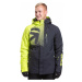 Meatfly Shader Mens SNB and Ski Jacket Acid Lime/Black Lyžiarska bunda