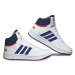 Chlapčenská rekreačná obuv ADIDAS Hoops 3.0 Mid cloud white victory blue better scarlet