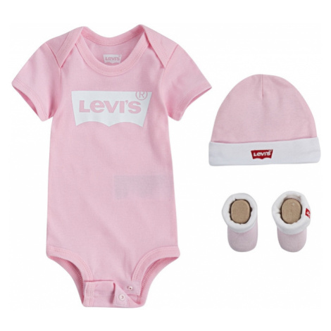 LEVI'S ® Body 'Classic Batwing Infant 3pc Set'  ružová