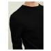Čierny pánsky vlnený sveter Jack & Jones Mark