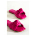 Capone Outfitters Capone Flat Heeled Women's Fuchsia Slippers