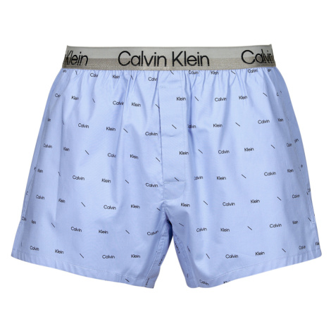 Calvin Klein Jeans  BOXER SLIM  Spodky Modrá