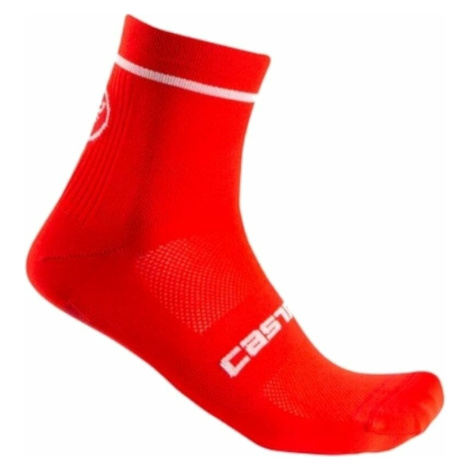 Castelli Entrata 9 Sock Red Cyklo ponožky