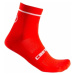 Castelli Entrata 9 Sock Red Cyklo ponožky