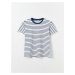 LC Waikiki Crew Neck Striped Short Sleeve Women's T-Shirt