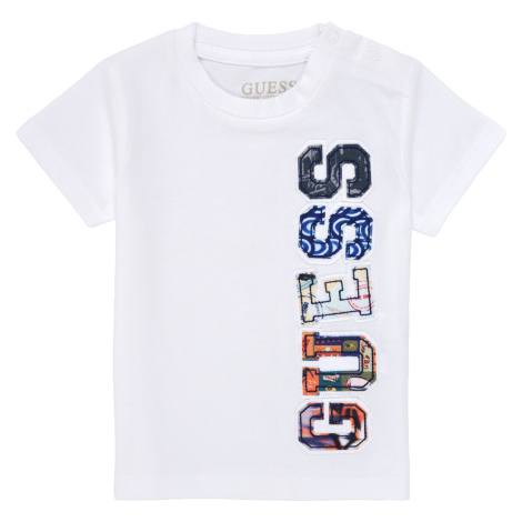 Guess  SS T SHIRT  Tričká s krátkym rukávom Biela