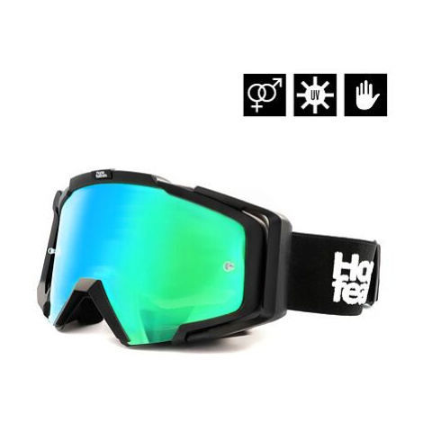 HORSEFEATHERS MTB okuliare Patriot - black/mirror green BLACK