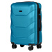 Modrá sada cestovných kufrov PEACOCK 149, Luggage 3 sets (L,M,S) Wings, Titan Blue