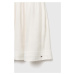 Dievčenské šaty Tommy Hilfiger biela farba, midi, áčkový strih