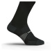 Bežecké ponožky Run900 tenké po lýtka čierne