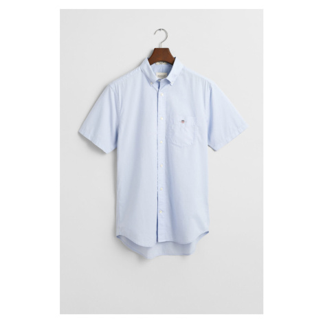 KOŠEĽA GANT REG POPLIN SS SHIRT LIGHT BLUE