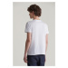 TRIČKO GANT SLIM SHIELD V-NECK T-SHIRT WHITE