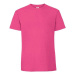 Pink Men's T-shirt Iconic 195 Ringspun Premium Fruit of the Loom