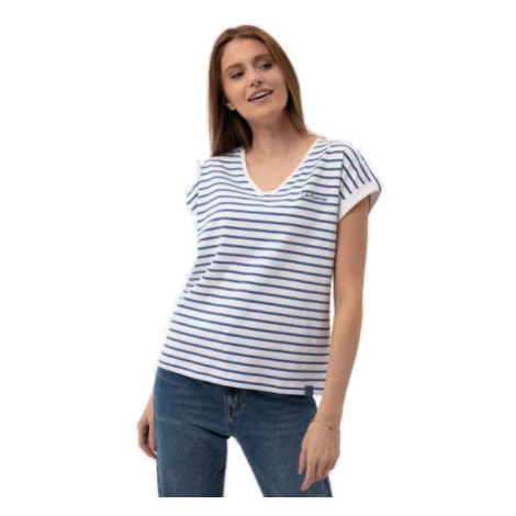 Dámske tričko s krátkym rukávom VOLCANO PORTO-601-BLUE