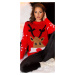 Trendy Koucla Christmas Jumper white Einheitsgroesse