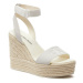 Calvin Klein Jeans Espadrilky Wedge Sandal Su Mg Btw YW0YW01026 Écru