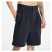 Šortky Nike Life Men's Pleated Chino Shorts Black/ White