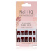 Nail HQ Square umelé nechty Deep Red