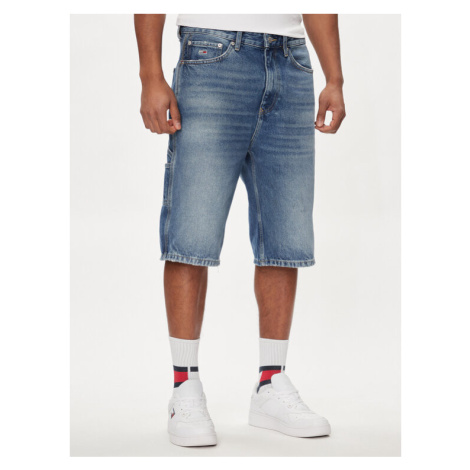 Tommy Jeans Džínsové šortky Skater DM0DM18789 Modrá Relaxed Fit Tommy Hilfiger