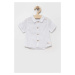 Detská ľanová košeľa Birba&Trybeyond biela farba
