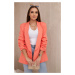 Elegant blazer with salmon lapels