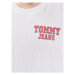 Tommy Jeans Tank top Basketball DM0DM16307 Biela Relaxed Fit