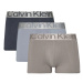 Pánske boxerky CALVIN KLEIN 3 PACK-TRUNK-HEMISPHERE BL, TROPOSPHERE, CONVOY