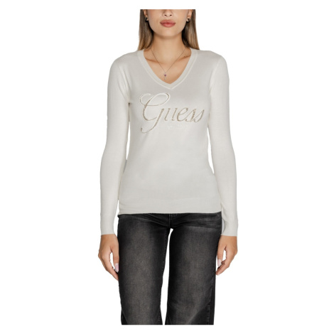 Guess  MEGAN LOGO VN LS W4BR06 Z2NQ2  Svetre Biela