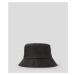 Klobúk Karl Lagerfeld Rsg Nylon Bucket Hat Čierna