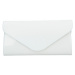 Elegantní lakovaná listová kabelka Leona - biela