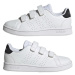 Detská rekreačná obuv ADIDAS Advantage Court K cloud white core black silver metallic