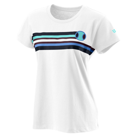 Dámské tričko Wilson Tracers Tech Tee White