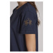 Tričko La Martina Woman T-Shirt S/S 40/1 Cotton Modrá