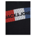 Jack&Jones Junior Mikina Corp Logo 12152841 Čierna Regular Fit