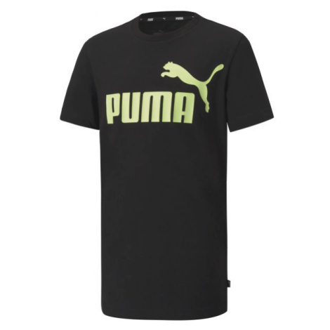Puma ESS LOGO TEE B Pánske tričko, čierna, veľkosť