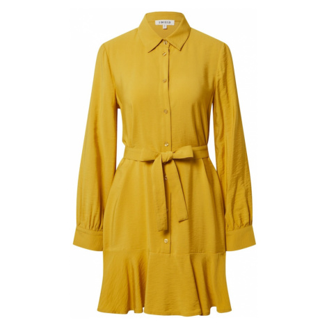 EDITED Košeľové šaty 'Hanka'  žltá