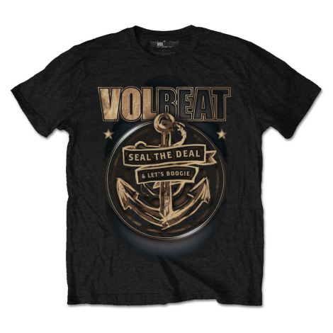 Volbeat Tričko Anchor Mens Muži Black