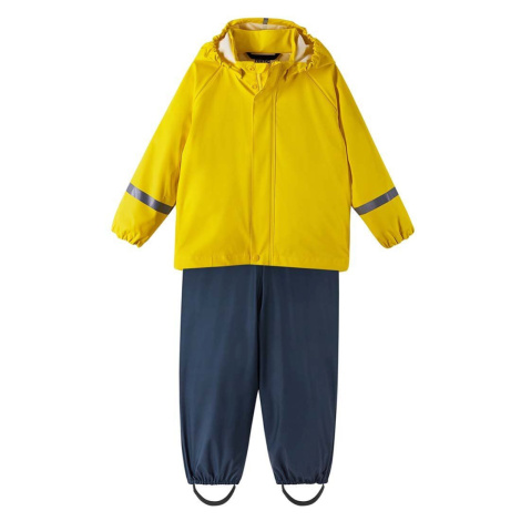 Detská bunda a nohavice Reima žltá farba