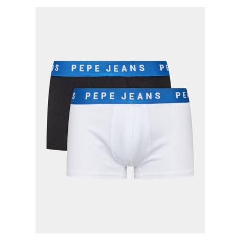 Pepe Jeans Súprava 2 kusov boxeriek Logo Tk Lr 2P PMU10963 Biela