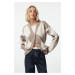 Trendyol Mink Soft Texture Knitted Cardigan