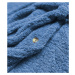 Svetlo modrá dámska bunda "baránok" (GSQ2229)