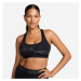 Dámska tréningová športová podprsenka NIKE W PRO DF SWSH LGT SPT GRX BRA-FN2749-010-black