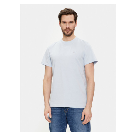 Tommy Jeans Tričko Classic DM0DM09598 Modrá Regular Fit Tommy Hilfiger