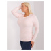 SVETLORUŽOVÉ BASIC TRIČKO S DLHÝM RUKÁVOM RV-BZ-9257.19-LIGHT PINK