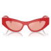 D&G  Occhiali da Sole Dolce Gabbana DG4450 3088E4  Slnečné okuliare Červená
