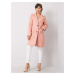 Dámsky kabát Fashionhunters Dirty pink