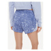 Under Armour Športové kraťasy Ua Fly By Printed Short 1382439-539 Modrá Loose Fit